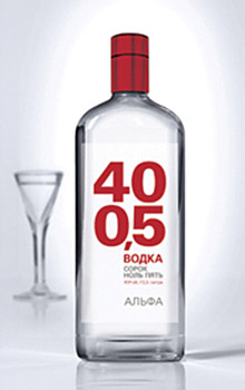 Vodka 40/05 - Branding